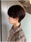 暖色カラー×くびれショート