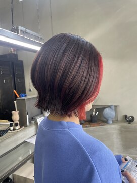 ブラッドオレンジカラー×ボブレイヤー