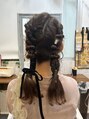 シーム 浦添店(SI6)&nbsp;こんな遊びのあるヘアセットが好きです♪