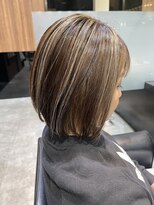 アヴァンス アリオ鳳店(AVANCE) 切りっぱなしボブ×コントラストハイライト