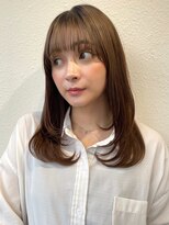 モッズヘア 越谷(mod's hair)&nbsp;ココアベージュ×髪質改善/小顔/ロングレイヤーp越谷