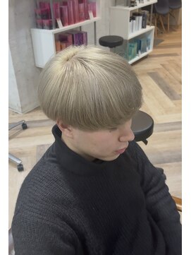 シエル 立川店(CIEL) CIEL立川×木村優作　メンズブロンドベージュ/マッシュ