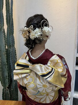 ドロップ(DROP) 成人式ヘアセット