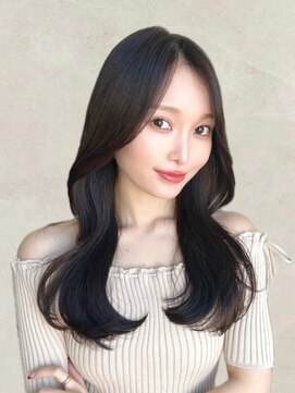 プラチナ(PLATINA) *20代30代40代◎小顔ロングヘアかきあげ前髪くびれヘア韓国