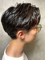 ディスイズバーバーサード(THIS IS BARBER 3rd) ニュアンスパーマ マッシュ ツーブロック 爽やか ビジネスヘア