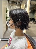 乾かすだけで完成　ニュアンスパーマ/ボブパーマ