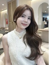 全席個室美容室 Zina 所沢【ジーナ】【8月29日オープン（予定）】&nbsp;髪質改善*韓国風くびれグレージュロング大人*美髪【Zina所沢】