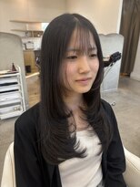 ジーアイム(G－i’m)&nbsp;顔まわりレイヤー×ハッシュカット