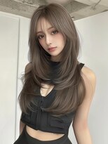 ランテルディ 渋谷(LANTERDIT)&nbsp;透明感カラーくびれヘアハイレイヤー韓国風パーマワンホンヘア◎