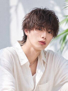 ランソ 成田店(RUNSO) ニュアンスパーマ×無造作マッシュウルフ