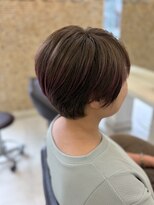 スタイルインデックス 新大塚店(STYLE INDEX)&nbsp;ショートヘア × 裾カラーviolet