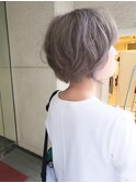 襟足すっきり”透け感”小顔ショート/30代40代50代札幌駅美容室
