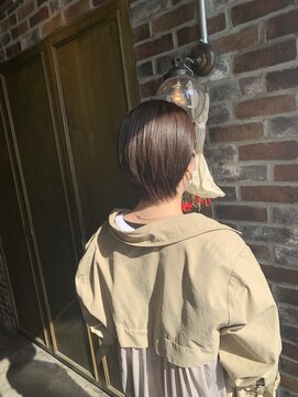 エイミー(Aimee) Aimee町田ショートボブ×シフォンベージュ