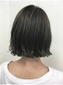 透け感ハイライト×BOB