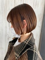 ヘブンリー(heavenly)&nbsp;切りっぱなし/大人可愛い/ミニボブ/ツヤ感/ノーブル/ボブルフ