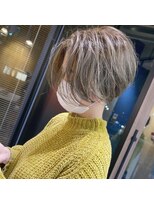 リノショアーズ 日本大通り店(RINOSHORES)&nbsp;【ブリーチ＋ワンカラー】ハンサムショート/バレイヤージュ