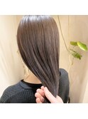 マロンブラウン×髪質改善トリートメント