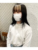 マジコ 下北沢本店(Magico) ダブルカラーイエローベージュフェイスフレーミングレイヤー