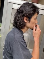 フィフス(fifth) ミディアムパーマスパイラルツイスト波巻きロング常田大希