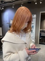 ベレーザ 渋谷(BELEZA)&nbsp;4206ニュアンスカラー艶髪グレーベージュ金髪ボブぱっつん前髪