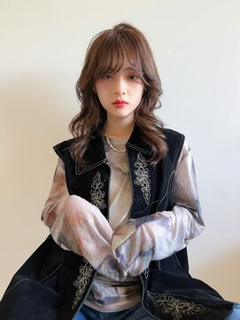 メーヴェ(Mowen) mowen×鎖骨ミディアム×ブラウン×地毛風×艶髪