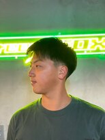 グリーディーフォックス 三軒茶屋(GreedyFOX)&nbsp;波巻き/マッシュパーマ/ウルフ/ハイライト<理容室>三軒茶屋