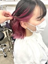 オタクヘア 渋谷(OTAKU HAIR) ピンクラベンダーカラー[前髪 ピンクベージュ]渋谷駅