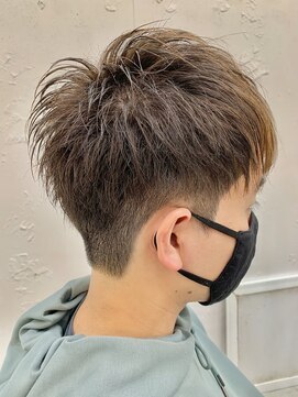 ロミーオム 本厚木(ROMMY. Homme) 刈り上げツーブロック王道マッシュショートビジネスメンズヘア