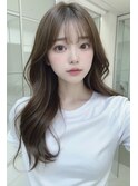 韓国風ヘア