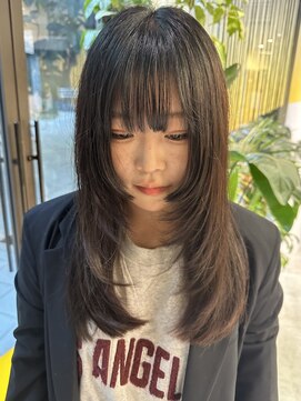 シティ(CITY) レイヤーカット 韓国ヘア 表参道