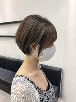 アム 表参道(am)&nbsp;ショートヘア【ショート小顔薄めバンググレージュレイヤー】