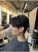 センターパート　カルマパーマ　メンズパーマ