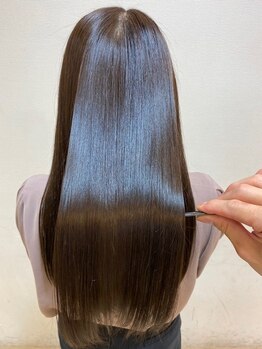 ヴォーチェ フォーヘアー(VOCE for hair)の写真/小顔SPAとの組み合わせもgood◎どんなダメージ毛やパサパサ毛も艶サラになる[髪質改善/酸熱トリートメント]