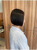 【長まなみ】乾かすだけでまとまる◎前下がりボブ