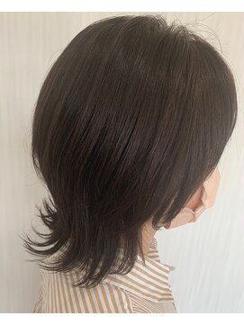 ヴァンカウンシル 清須店(VANCOUNCIL) 大人かわいいくびレイヤーボブルフ デザインカット/秋カラー