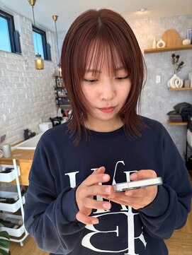 ミカシータ(micasita) 暖色 bob おしゃれ女子ウルフヘア