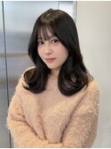 レイヤーカット ラベンダーアッシュ ラベンダーブラウン☆