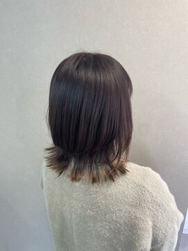 ロッコ 船橋駅(Rocco) 赤み消しグレージュ　レイヤーボブ　船橋　船橋駅