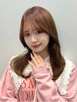 アクション 心斎橋店(ACTION) 【ブリーチなしカラー／ピンクベージュ】