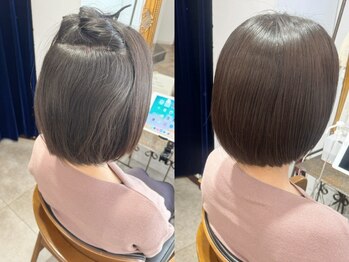 アトリエ シックス(atelier six.)の写真/丁寧なカウンセリングで、年齢を重ねるごとに増える大人女性特有のお悩みも髪質改善し、解決へと導きます＊
