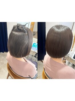 丁寧なカウンセリングで、年齢を重ねるごとに増える大人女性特有のお悩みも髪質改善し、解決へと導きます＊