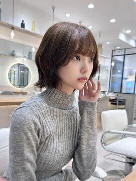 シー バイ ロンド 新宿(Sea by Lond) イメチェン×美髪［外ハネボブ/ボブ/グレージュ］