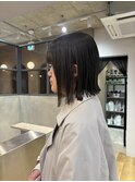 切りっぱなしボブ