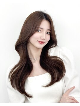 アマトウキョウスマートサロン(AMA TOKYO×Smart Salon) 韓国ヘア　レイヤーカット　顔まわり