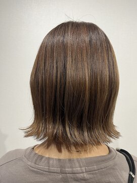 グルグル 新小岩店(GULGUL) ☆切りっぱなしボブ+ハイライト&ベージュ