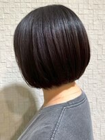 ビューティシモ 所沢(Beautissimo)&nbsp;丸みショートボブ グレージュ 前下がりボブ 髪質改善 艶髪