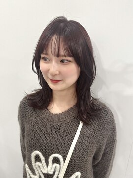 ザ アクネ 岡崎竜美丘店(THE ACNE) ミディアムレイヤー_ラベンダーピンク
