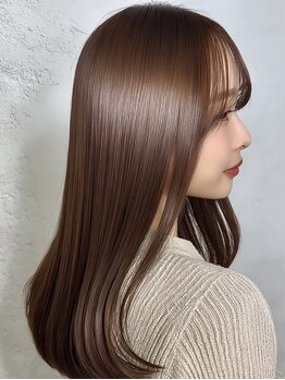 By second 髪質改善/カラー/トリートメント/縮毛矯正/ストレート 那覇新都心店 の写真/【髪質改善特化サロン】自分史上最高に艶、透明感のある髪へ*一人ひとりのお悩みに合わせたケアをご提案♪