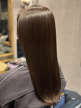 髪質改善ブラウン