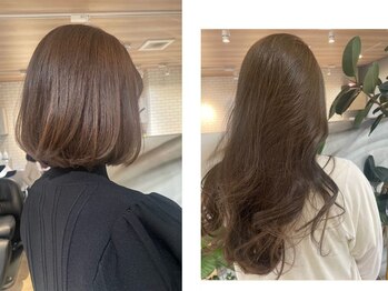 ヘアーメイク スリー(Hair Make 3)の写真/【鳳/富木】長さはあまり変えたくないけど雰囲気を変えたい方![駐車場有/ロングウルフ/ミディアムレイヤー]